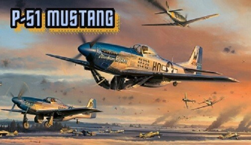 North American P-51 Mustang Warplane Magnet