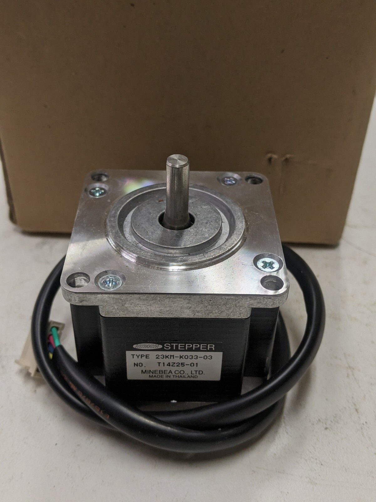 Sato RH1732300 / Astrosyn Minebea Stepper Motor 23KM-K033-03 No. T14725-01 New