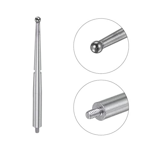 Contact Point for Dial Test Indicator, 2mm Diameter Carbide Ball Tip M1.4x0.3