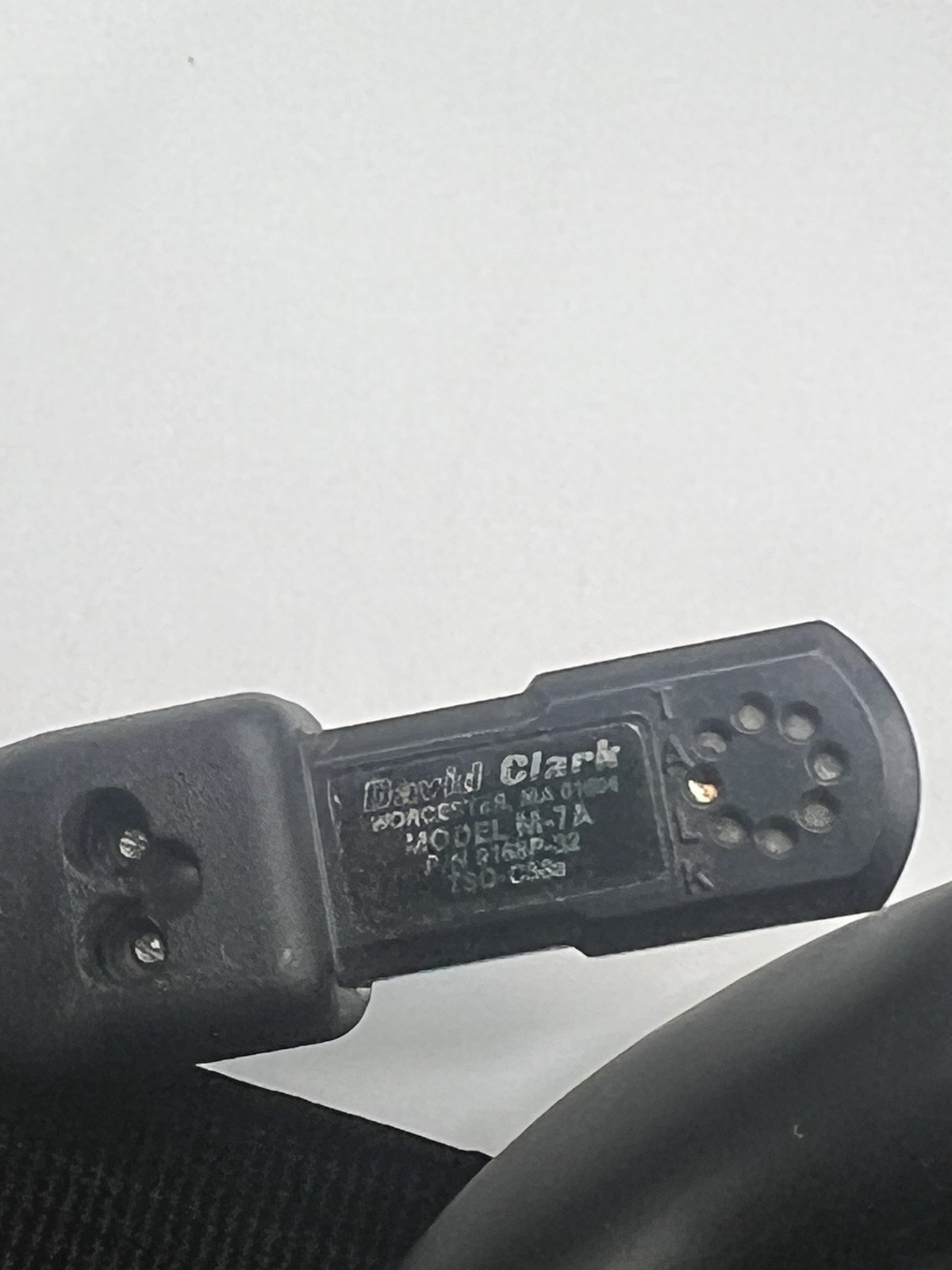 David Clark H10-60 Aviation Headset With M-7A Microphone (LIKE NEW CONDITION)