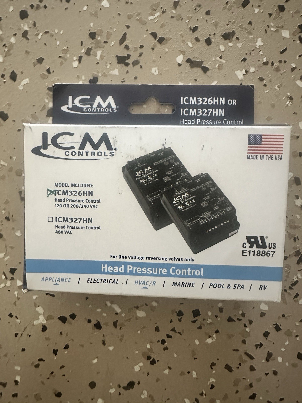 ICM Controls LAQS-ICM326HN Low-Ambient Head Pressure Control Controller Module