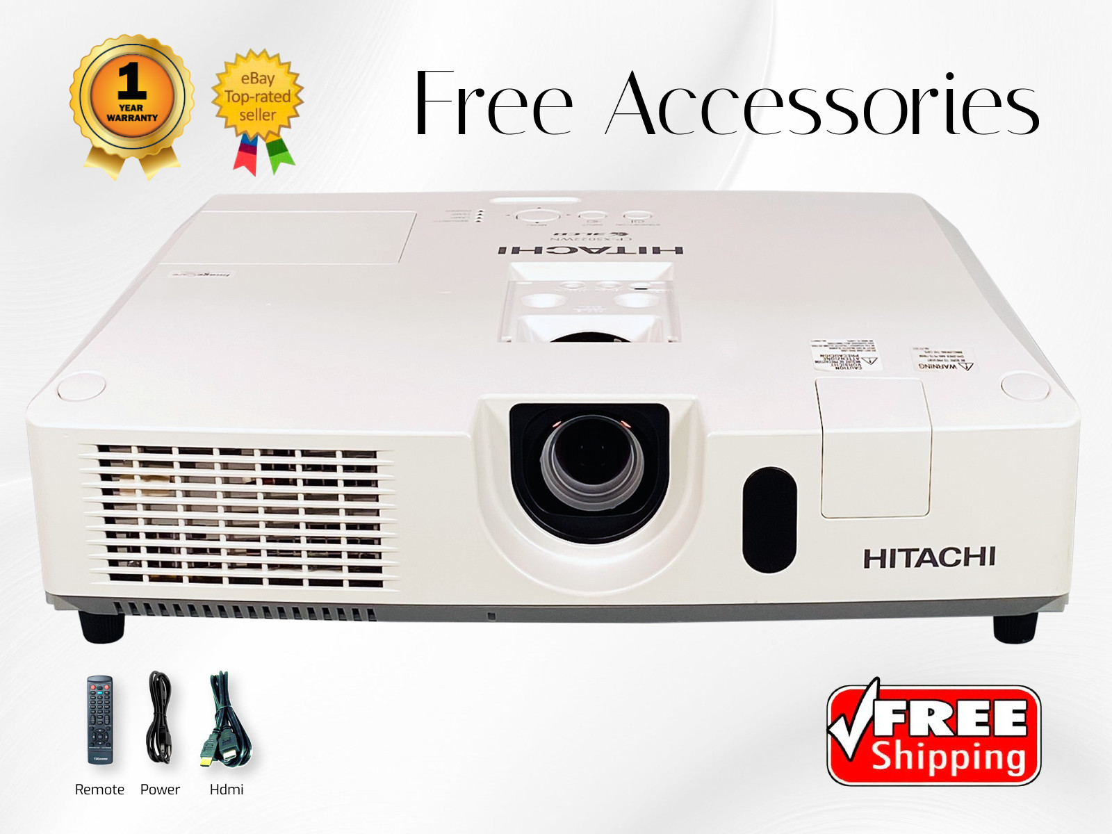 REFURBISHED Hitachi CP-X5022WN 3LCD Projector Large Venue 5000 Lumens Lens Shift