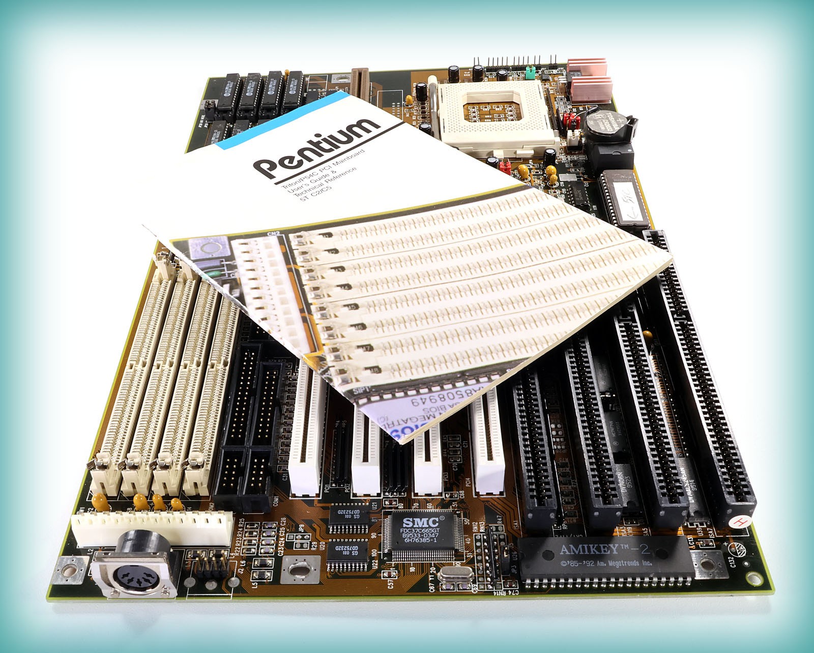 RARE Vintage Soyo 5TC 430FX up to P200/128MB PCI/ISA AT Motherboard — TESTED!