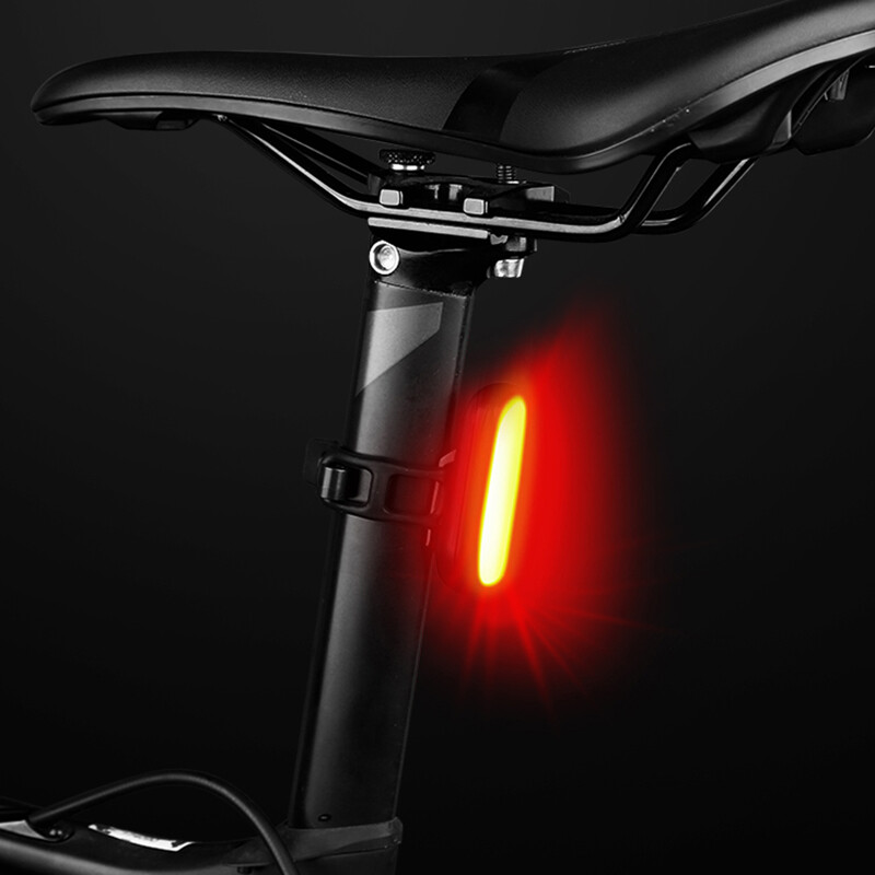4 PCS 6 Modes USB Rechargeable Rear Warning Light LED Bicycle Cycling Tail Light