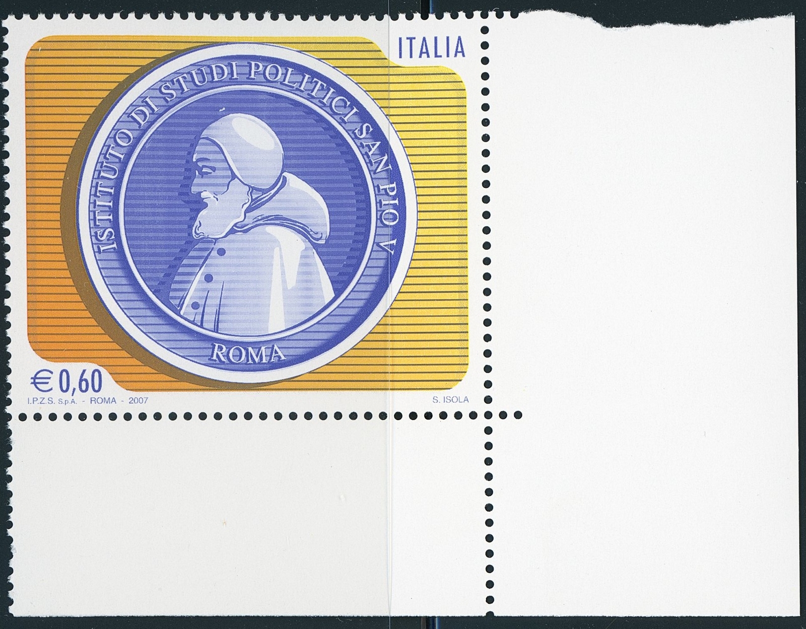 Italy 2007 stamps commemorative MNH Uni 3035 CV $5.00 230326095
