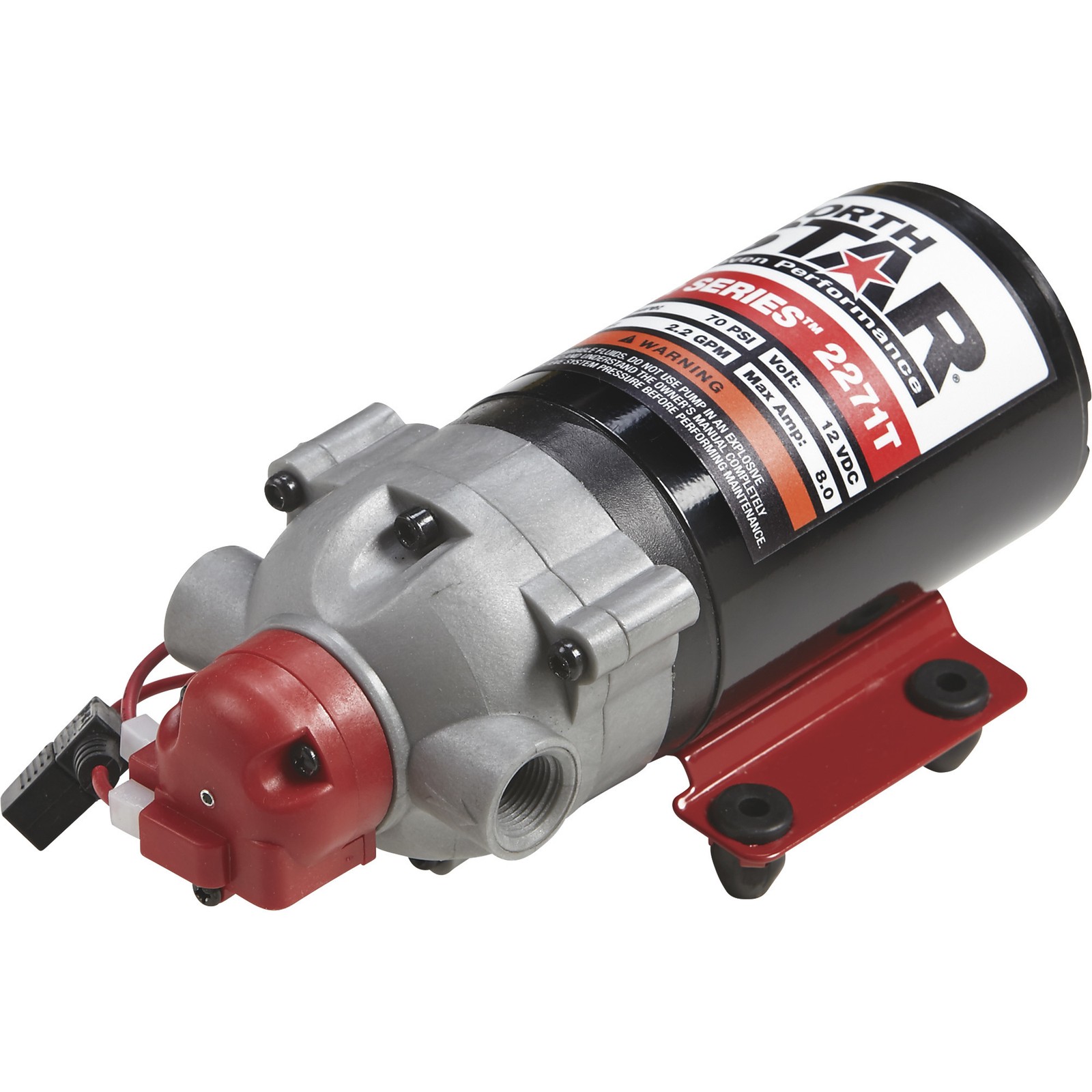 NorthStar NSQ 12V On-Demand Sprayer Diaphragm Pump, 2.2 GPM