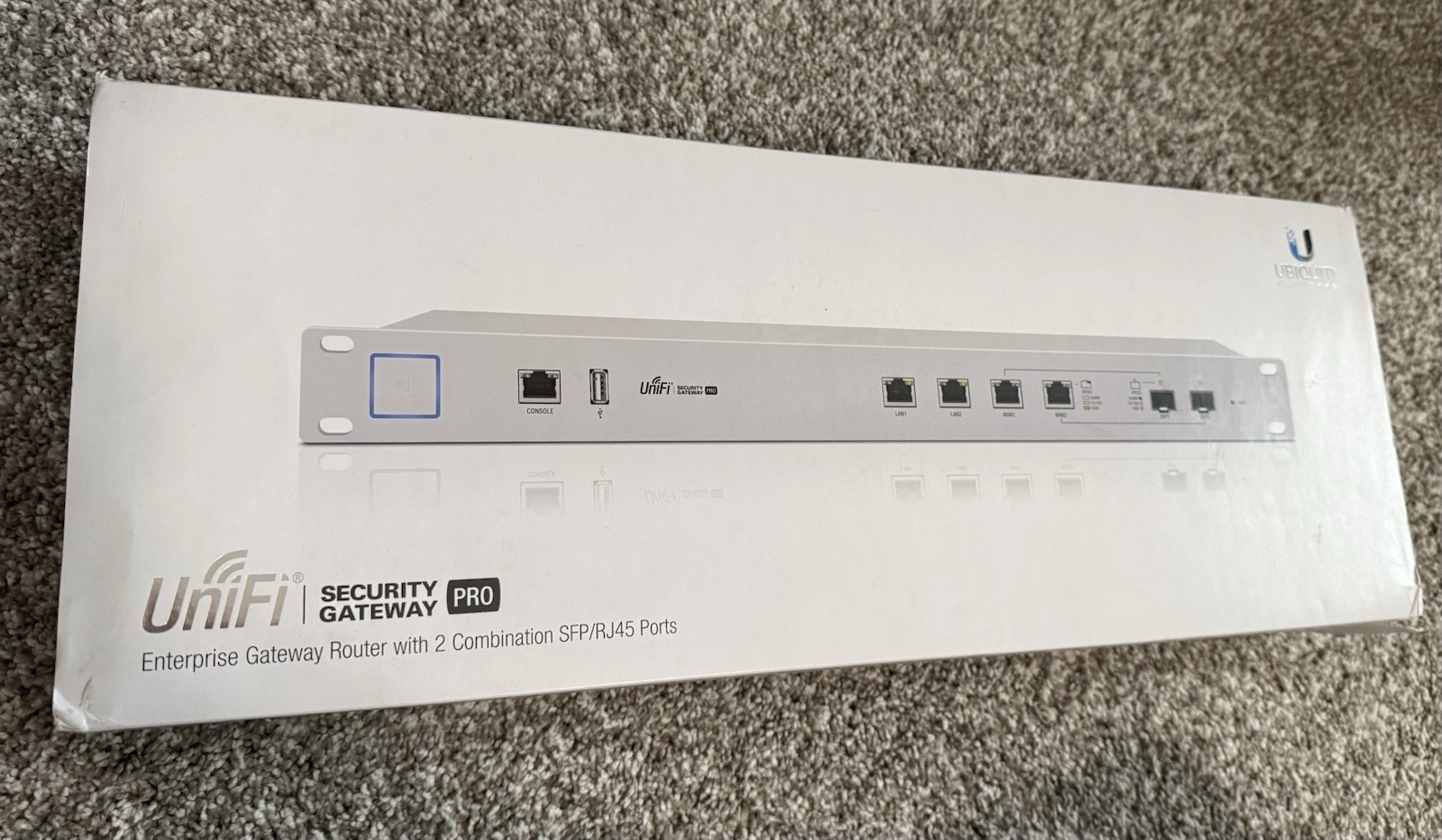 Ubiquiti UniFi Security Gateway Pro 4 USG-PRO-4 Router w/ 2 SFP/RJ-45 Ports