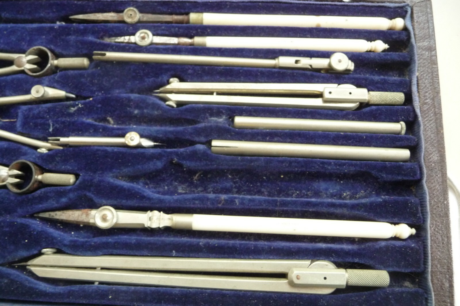 Compass & divider technical drawing set S. J. HALL & CO Simplex series. D4