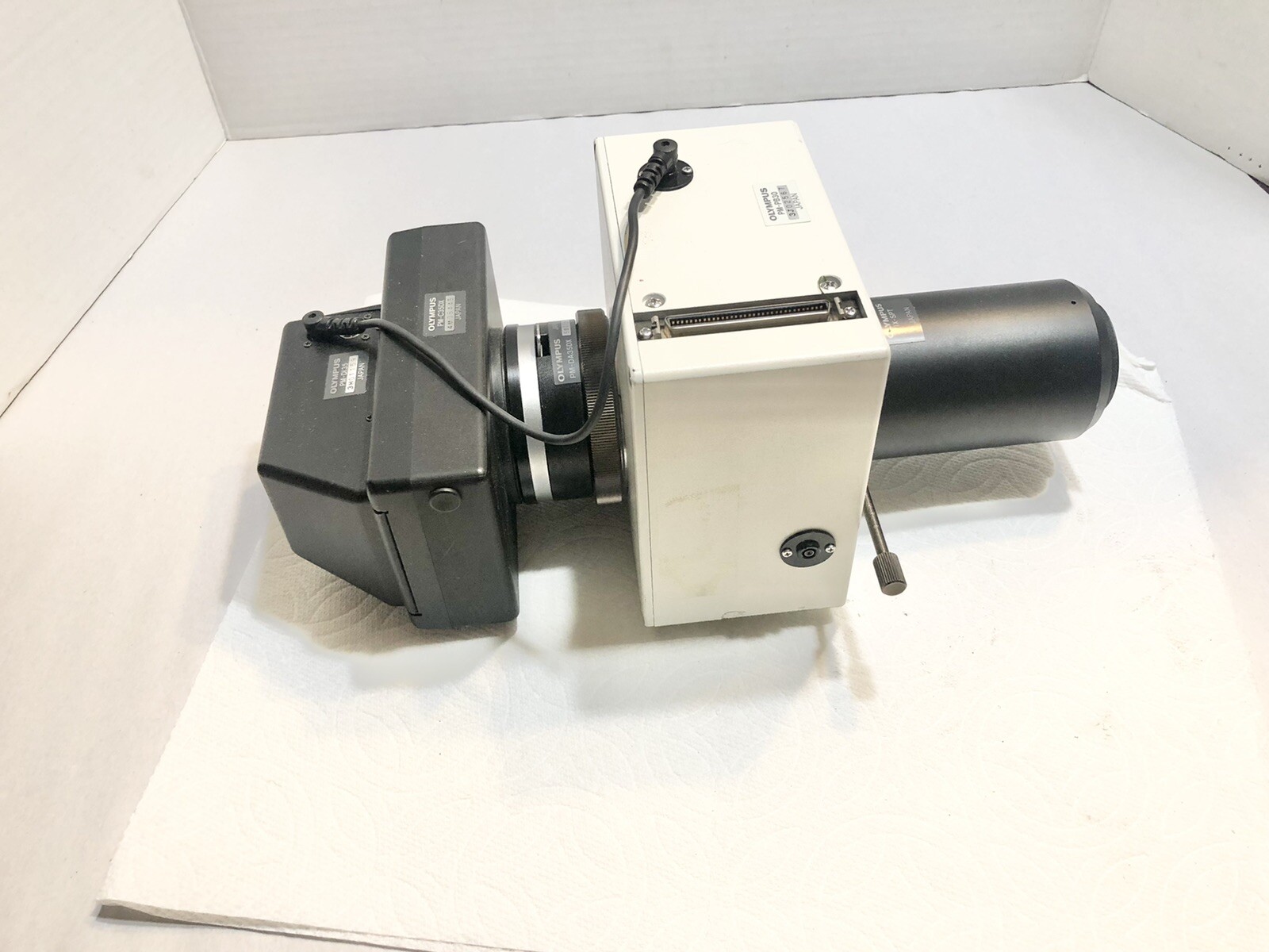 Olympus PM-PB30-3 & PM-DA35DX Microscope Camera Attachments
