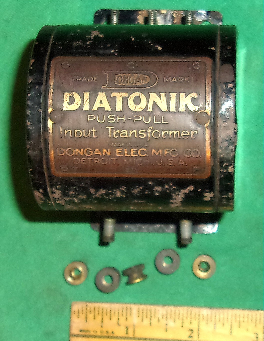 Vintage DONGAN DIATONIK Push-Pull Input Transformer 6.89K/1.64K Good Condition