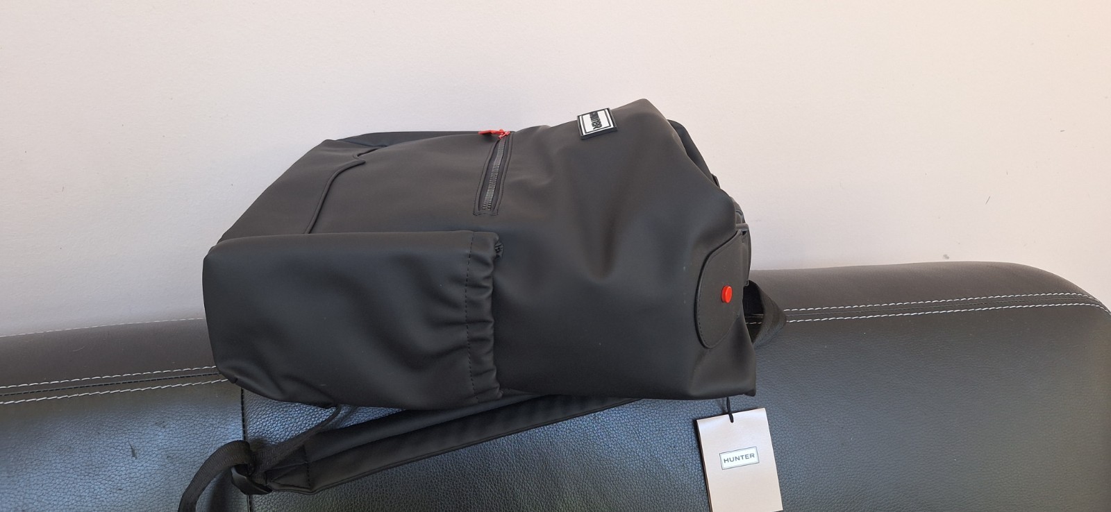 Hunter Top Click Backpack In Smooth Black New