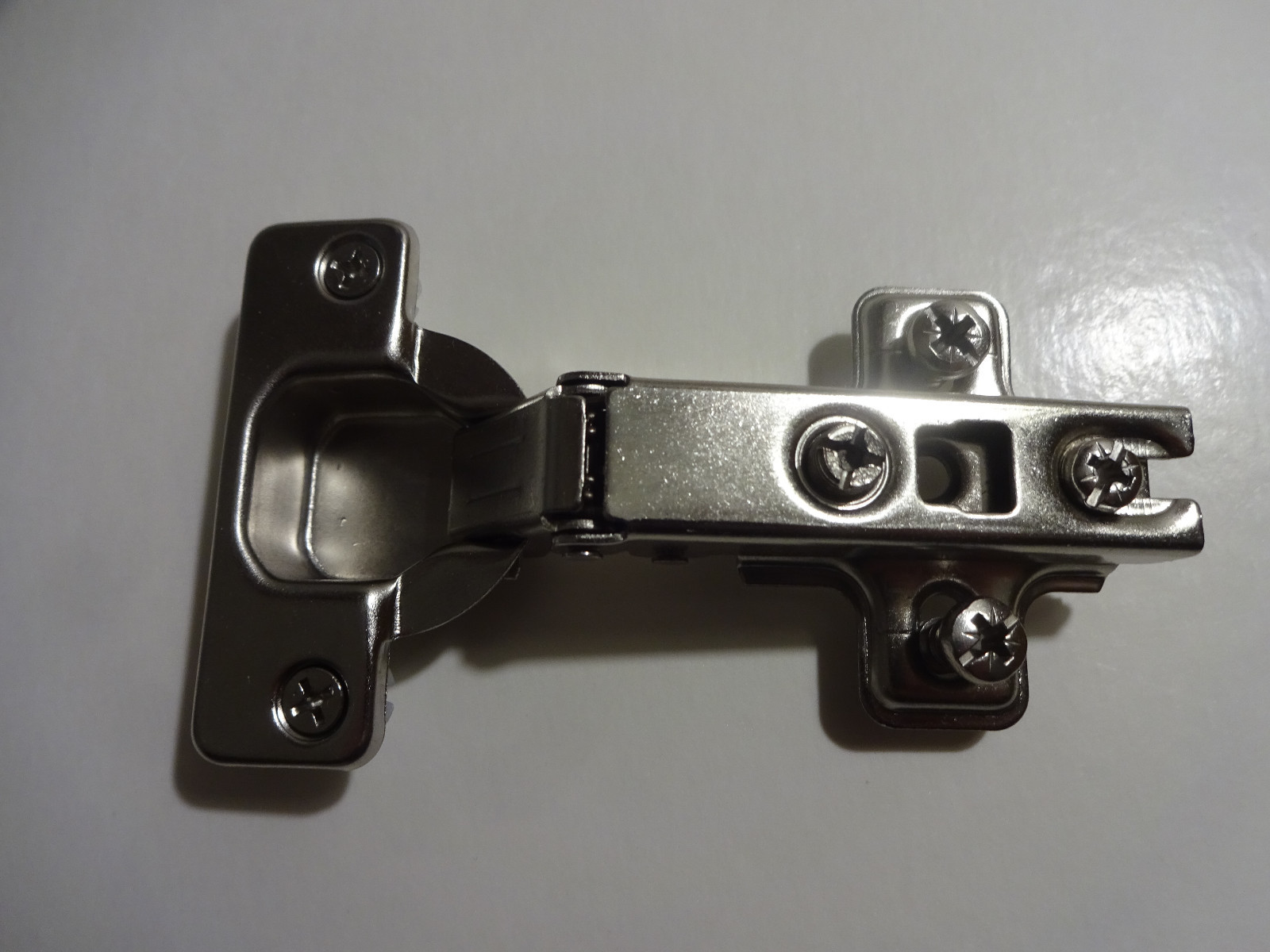 New KEA cabinet door hinge fixed mounting plate 110 degree full overlay MS H=0