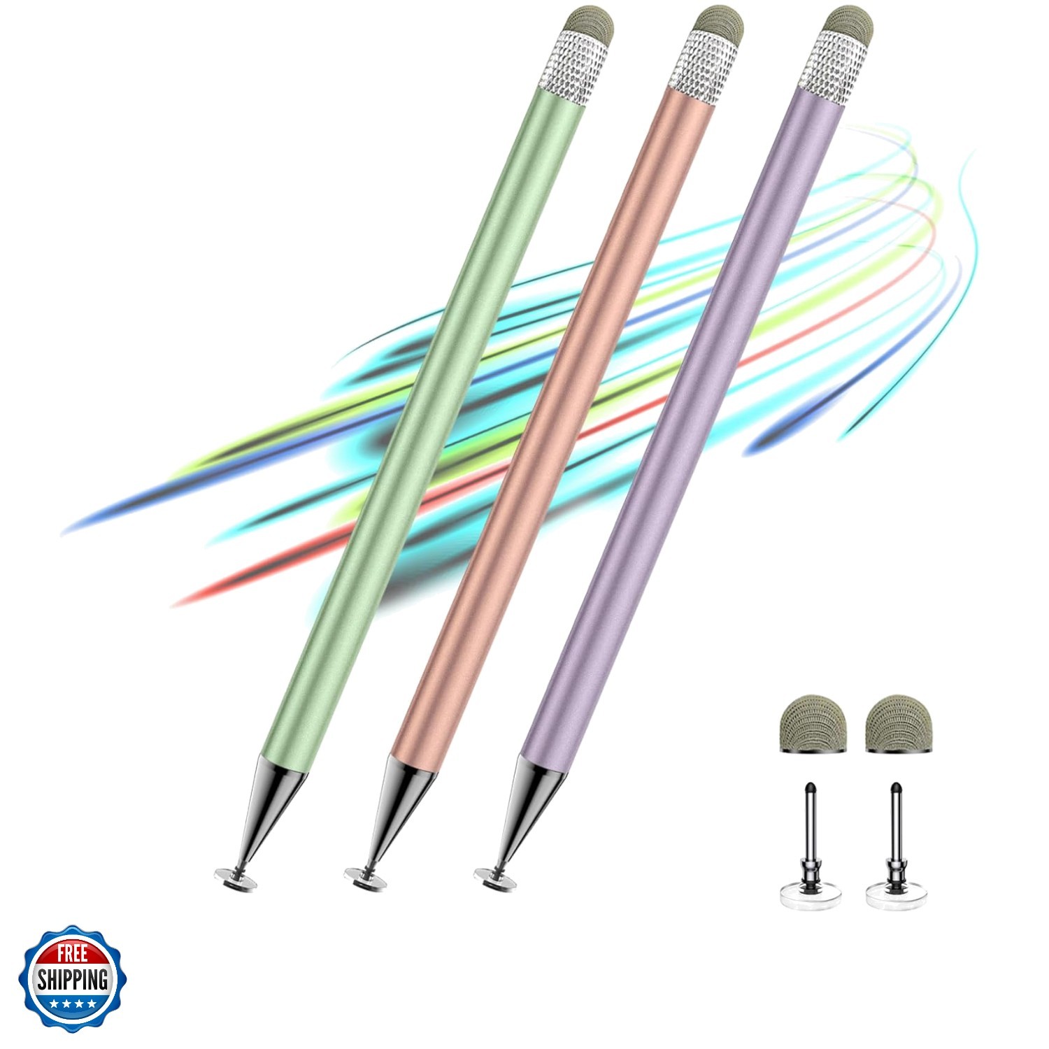 Stylus Pen for Touchscreen,3pcs 2in1 High Precision Sensitivity Stylus, Suita...