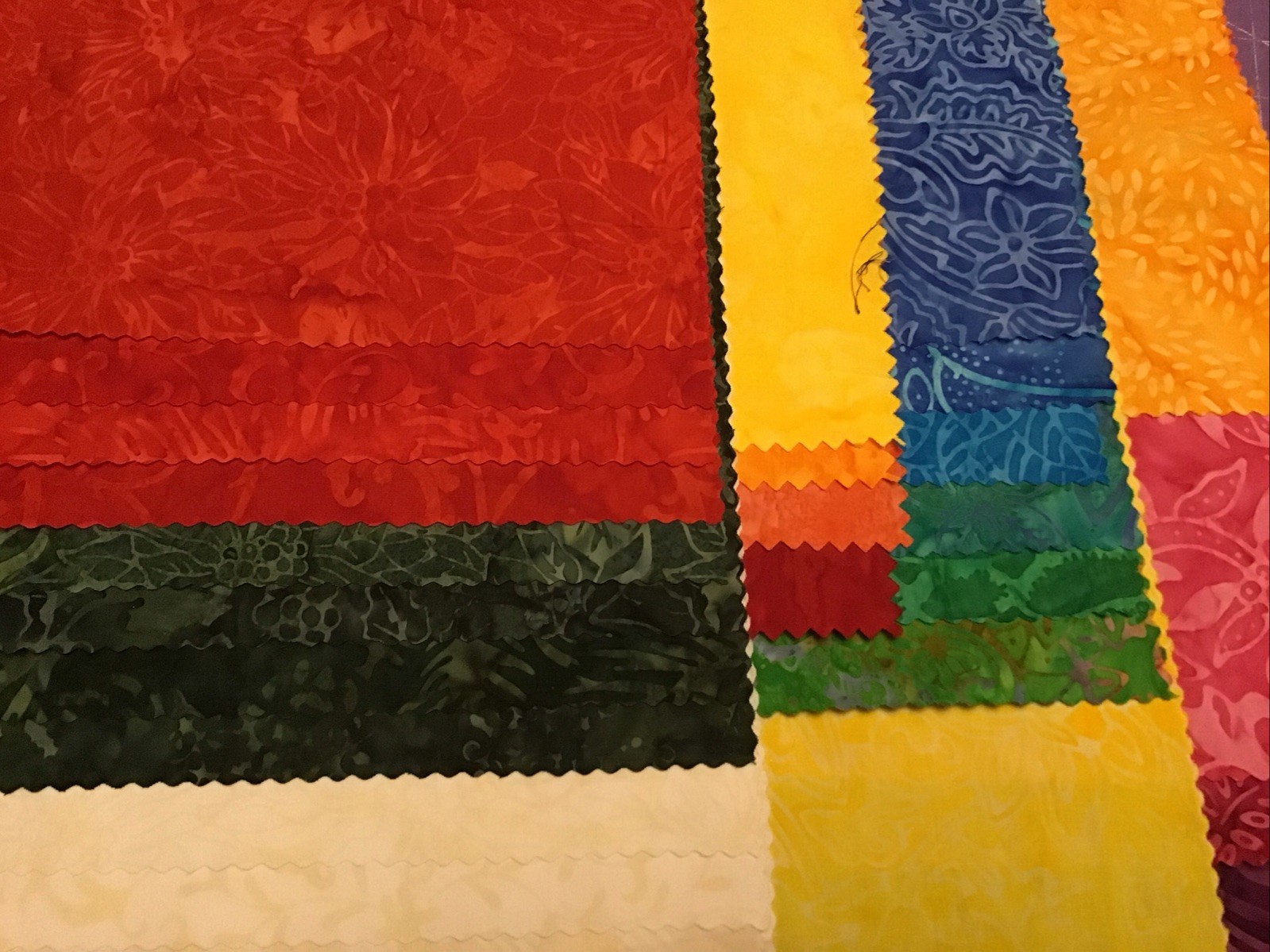 Fabric Batik Brights 29 Piece Collection, Salesman Samples