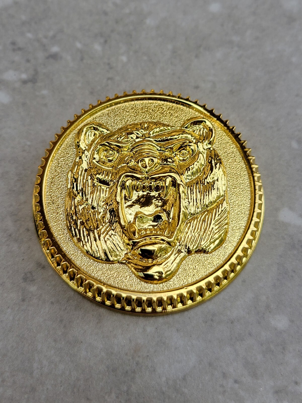 Legacy BEAR Ninja Ninjetti Power Coin-Gold Made for Legacy Morpher Cosplay Prop