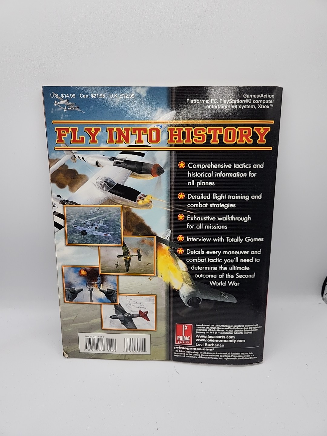 Secret Weapons Over Normandy Prima Official Strategy Guide PC PS2 Xbox