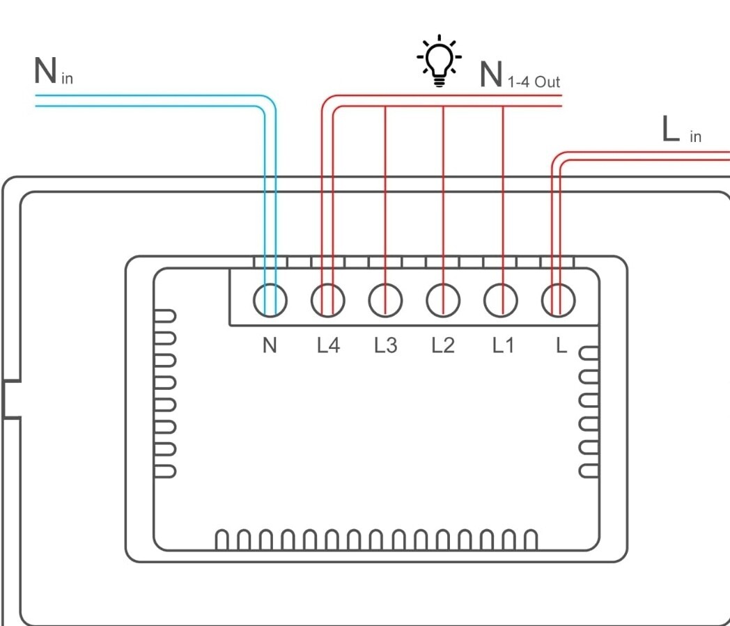 HeuxGir WiFi Smart Wall Light Switch 2.4GHz