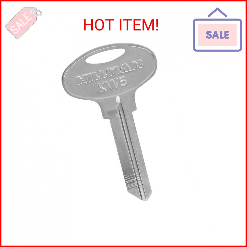 Hillman 5968037 Traditional Key House & Office Blank Single Sided Universal Key