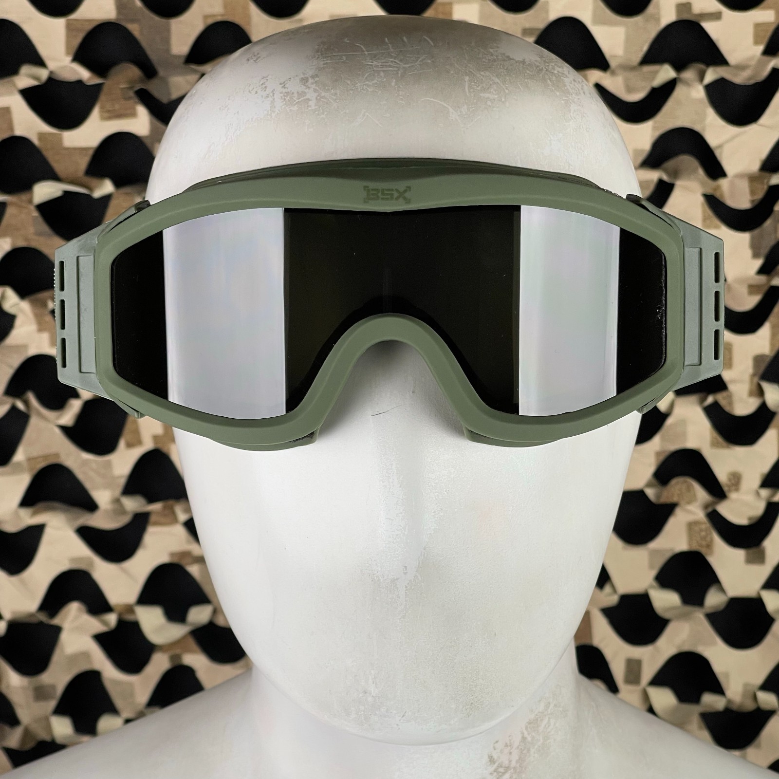 NEW BSX Tango Airsoft Goggle - Thermal w/ Multiple Lenses - Olive