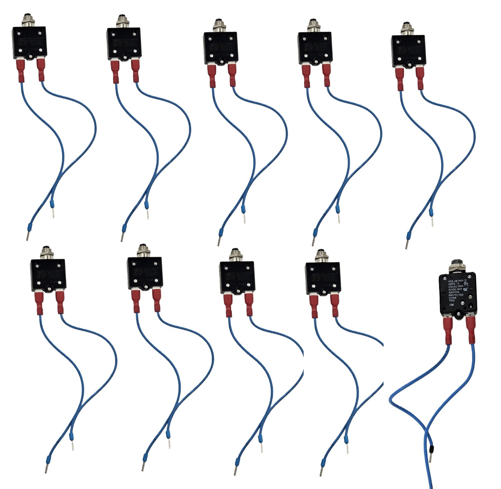 LOT OF 9 TS L1 3A 125/250Vac 50Vdc SWITCH AND 1 PICS W58-XB1A4A-12 [FAST SHIP]