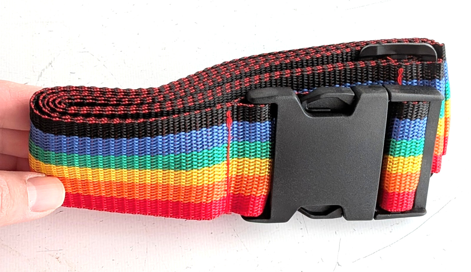 Rainbow Suitcase Strap Approx 48" Long Adjustable