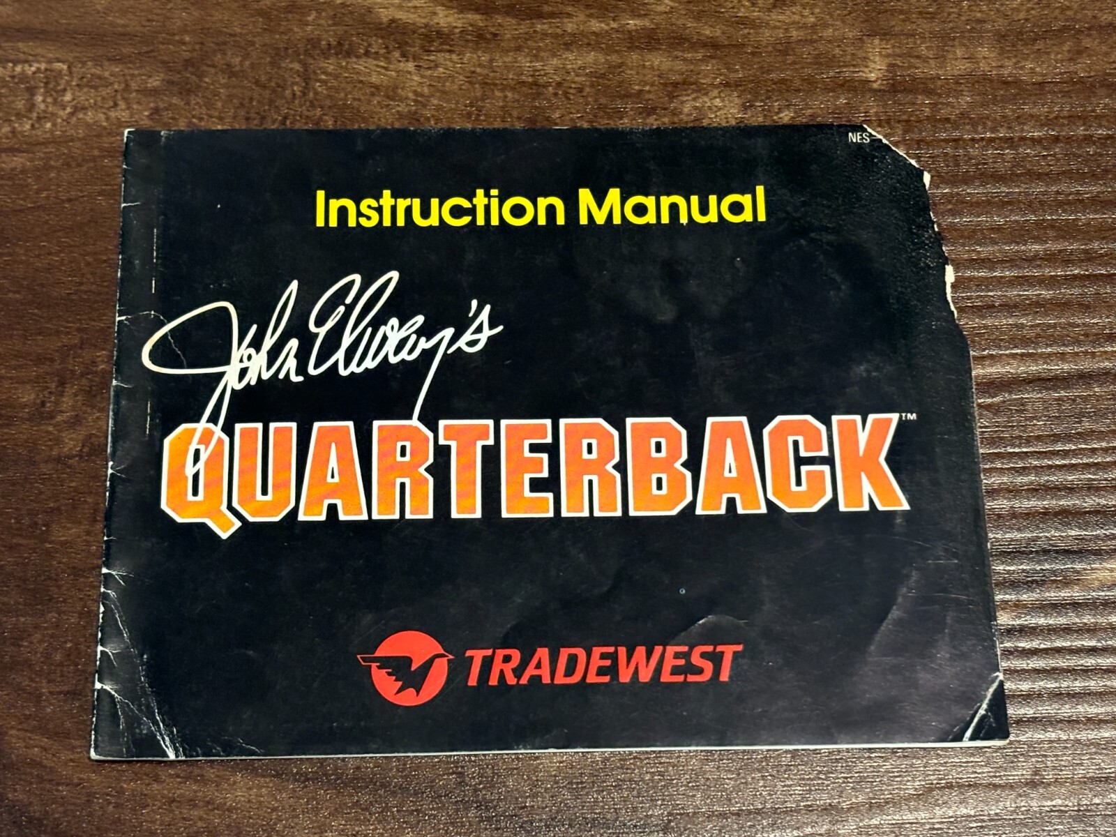 John Elway's Quarterback Football Nintendo NES Instruction Manual Only