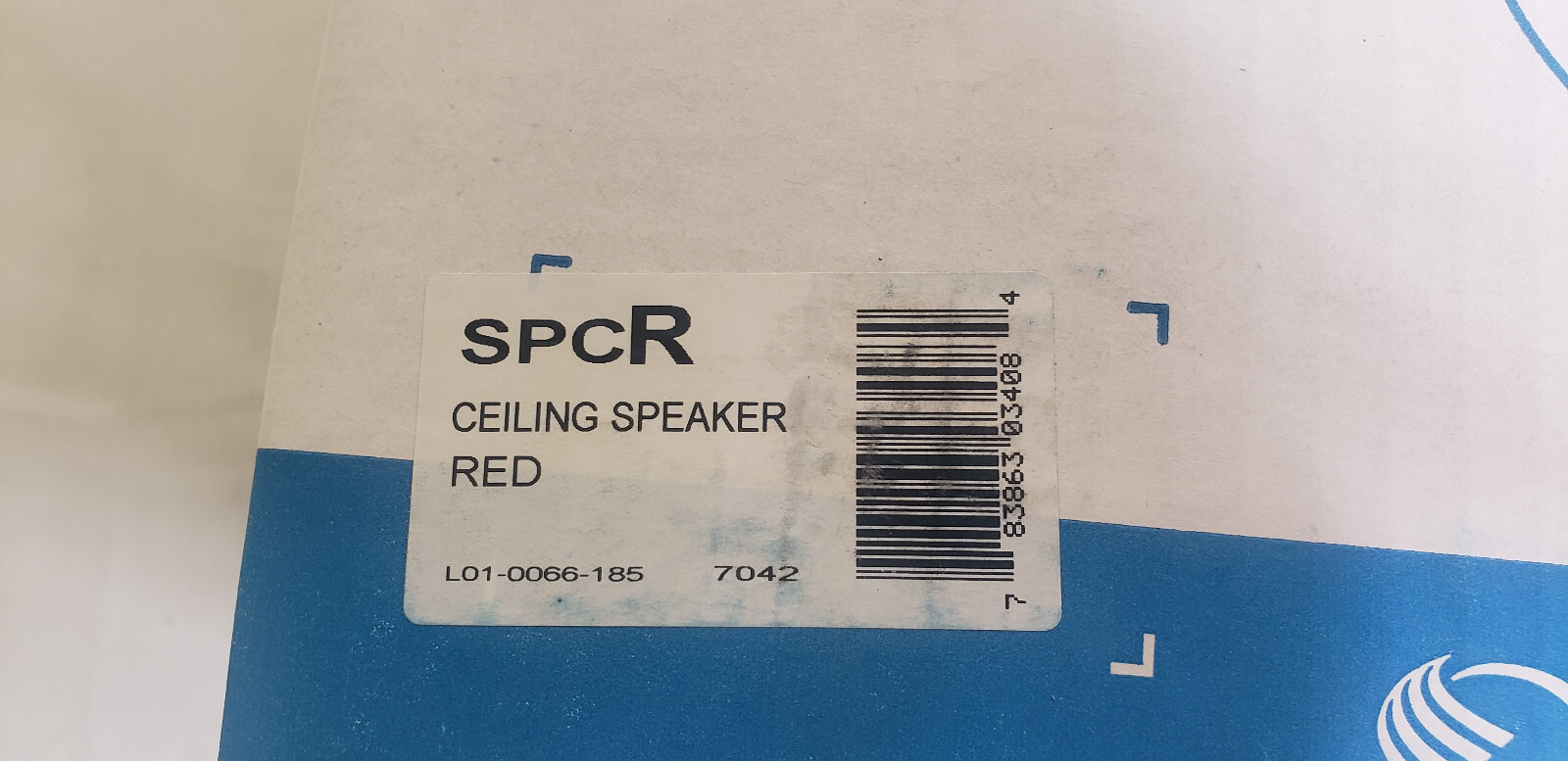 System Sensor SpectrAlert SPCR Ceiling Speaker Red