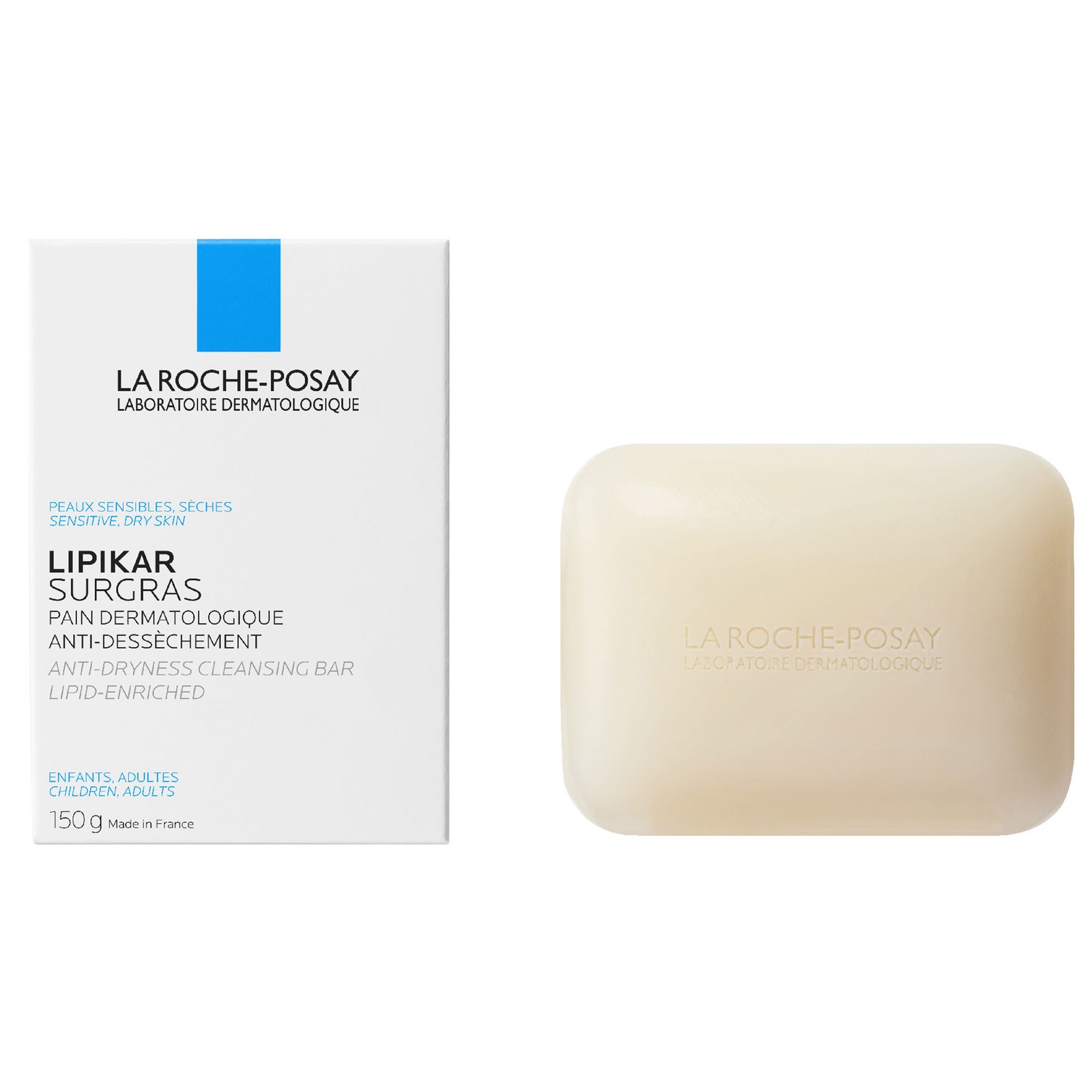 La Roche-Posay Lipikar Super Fatty Cleansing Bar 150g