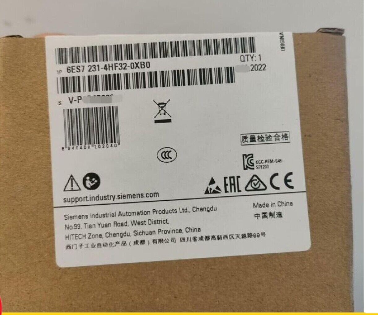 Siemens 6ES7231-4HF32-0XB0 Controller Module New in box