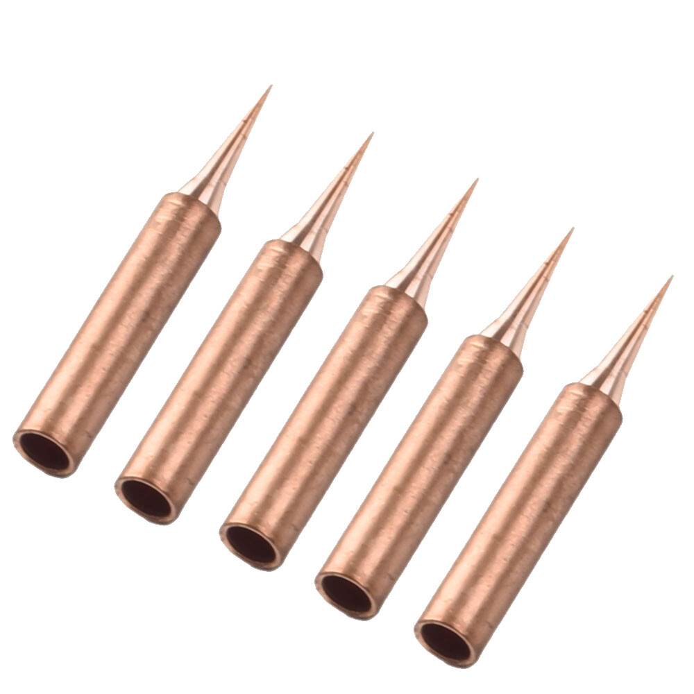 10pc 900M-T-I Pure Copper Soldering Iron Tips Set Lead-Welding Solder Tip Tools