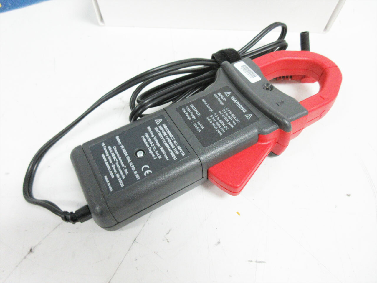 AEMC MR411 AC/DC CURRENT PROBE 400 A AC or 600 A DC ~ 1200.68
