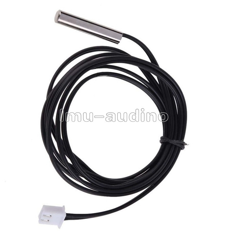 10PCS 1% 3950 10K NTC Thermistor Accuracy Temperature Sensor Waterproof Probe 1m