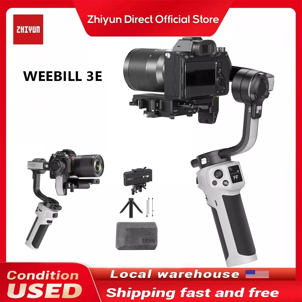 Zhiyun Weebill 3E, 3-Axis Gimbal Stabilizer for DSLR and Mirrorless Camera