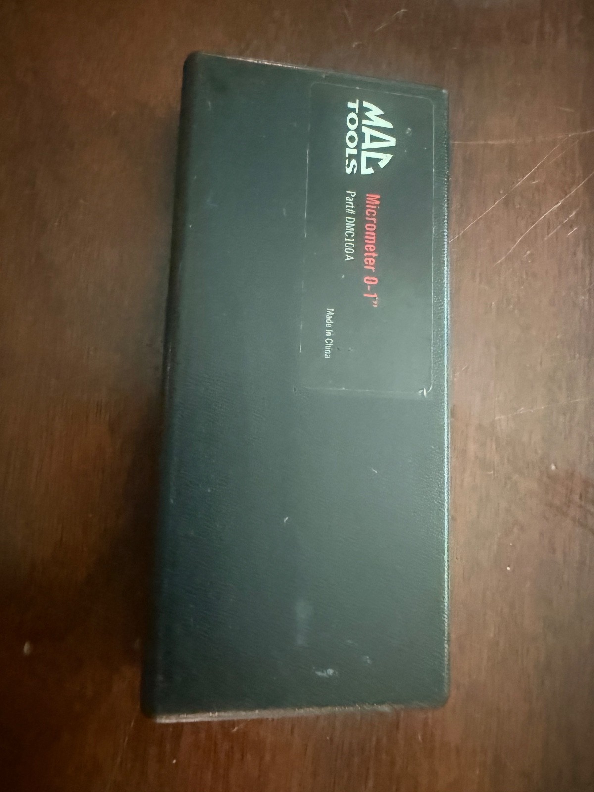 MAC Tools - Outside Micrometer 0-1" - DMC100A