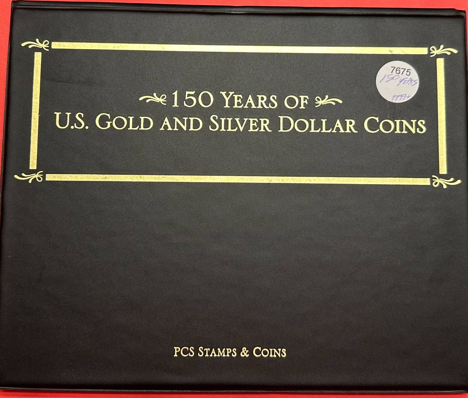 150 YEARS OF U.S. GOLD & SILVER DOLLAR COINS IN NICE HOLDER WITH STORIES OF EACH