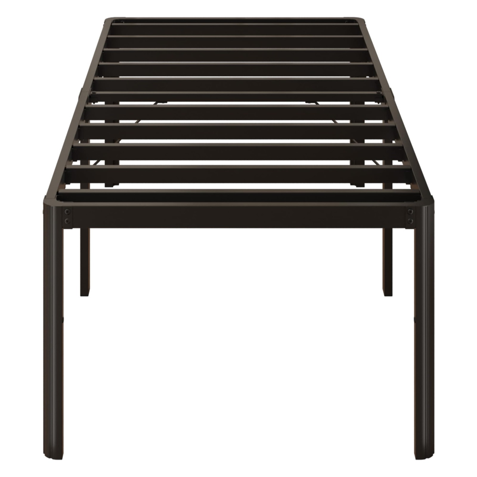 Yicensen 24 Inch High Twin Bed Frames with Rounded Corner Legs, Heavy Duty Me...