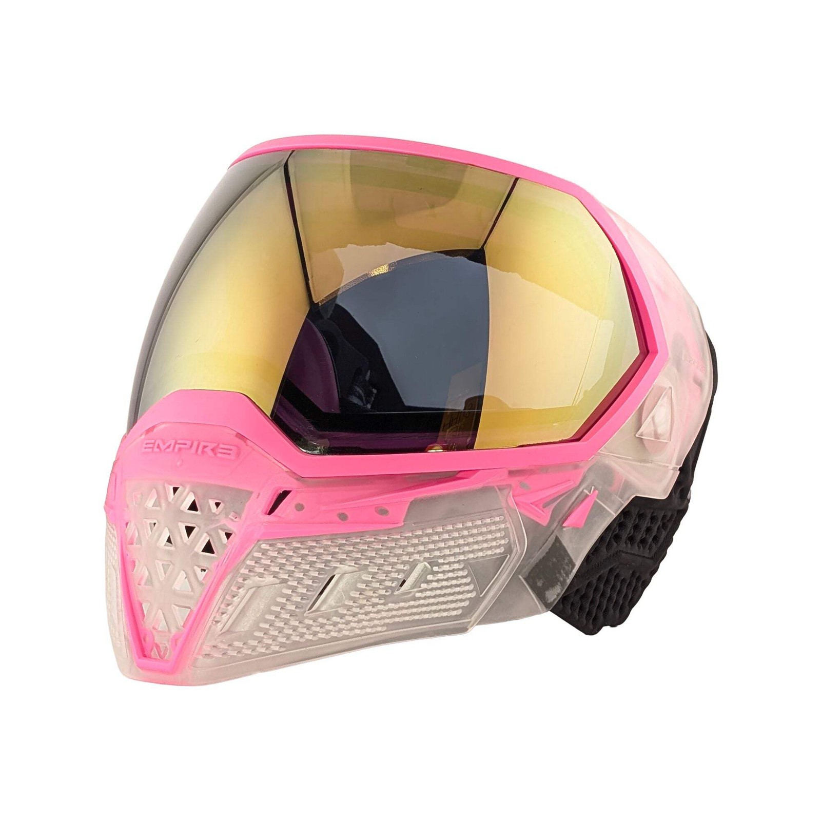 Empire EVS Goggle  Clear  Pink W Gold Mirror Lens G2U