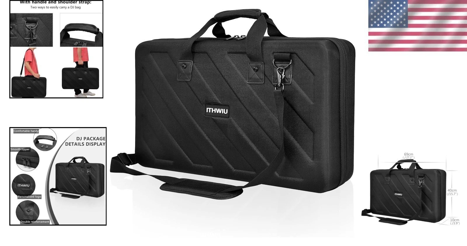 Lightweight Hard Case for Pioneer/Denon DJ Controllers