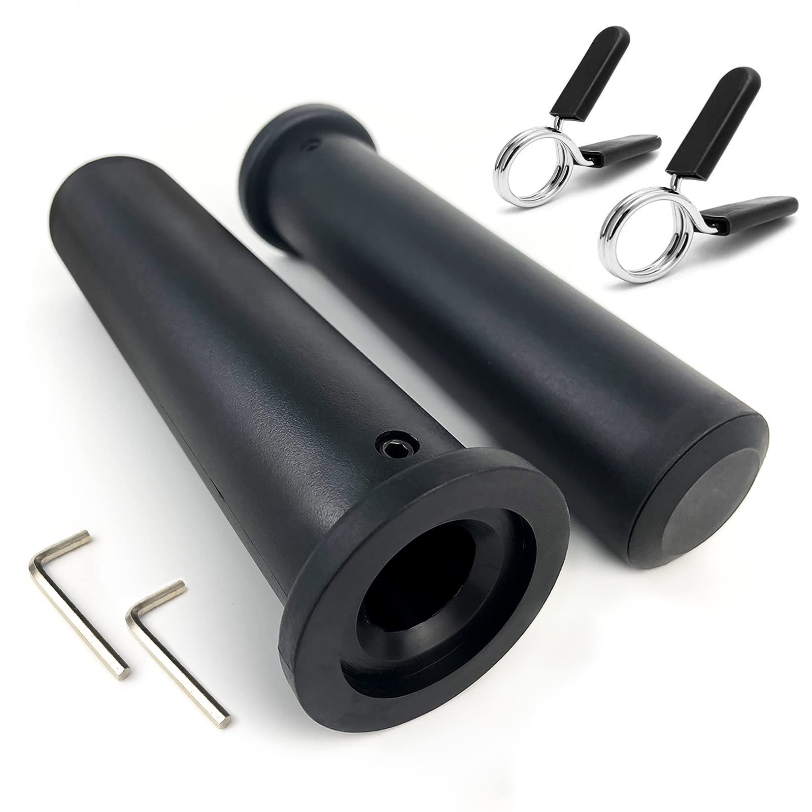 Olympic Weight Adapter Sleeve 1" to 2" HeavyDuty Nylon Removable End Cap