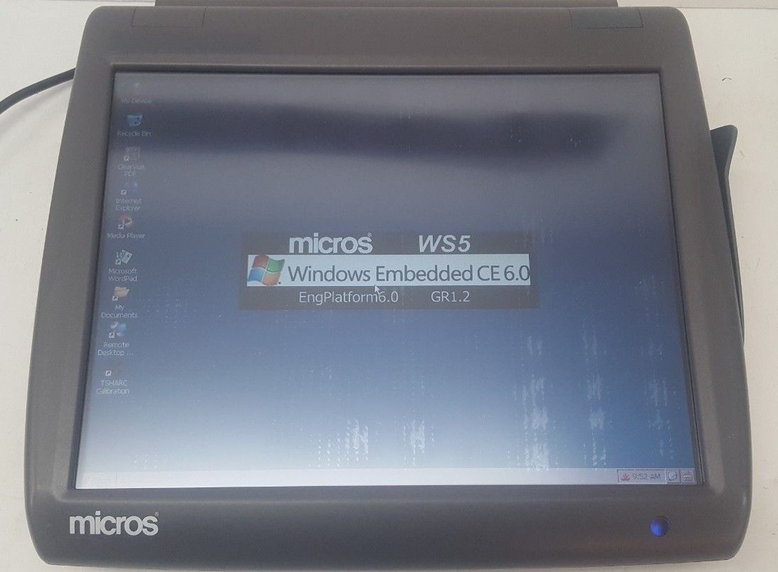 Used Micros Workstation 5 System Unit(400814-001)Touch Screen-W/Windows *V-03*