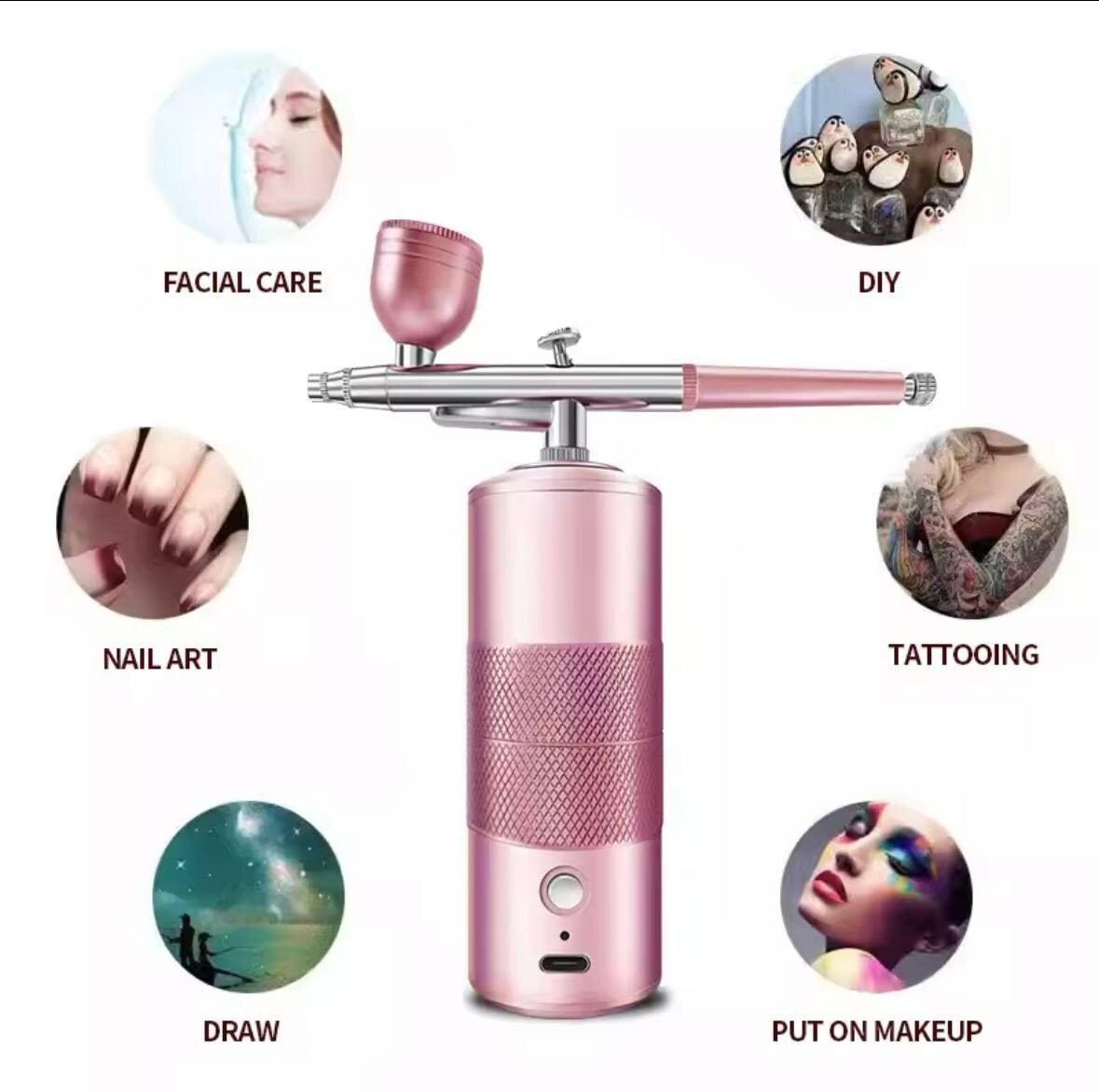 Professional Airbrush With Airbrush Compressor Portable Airbrush Kit Aeropenna