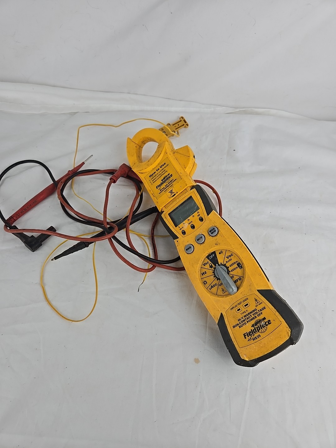 Fieldpiece HS35 Digital Stick Meter & ACH4 Clamp Ohms Temp