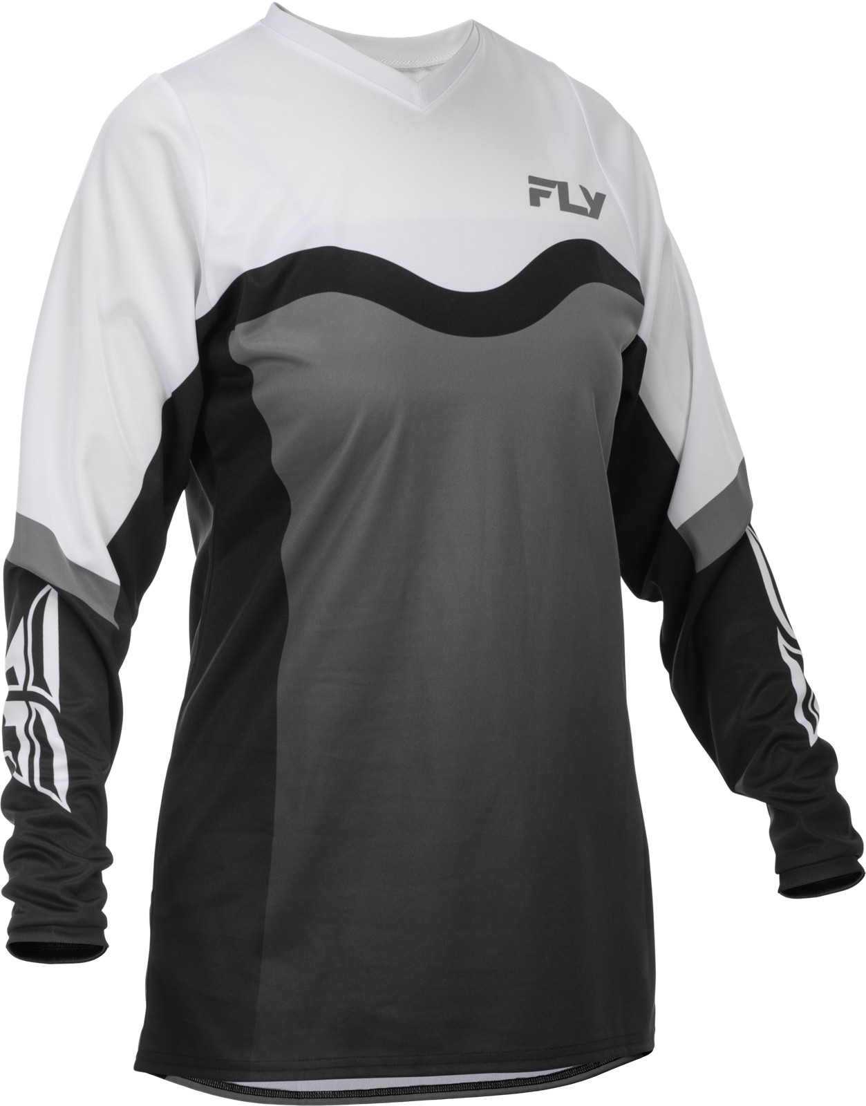 FLY RACING - Women's F 16 Jersey Grey/Black/White Xl | 379-820X