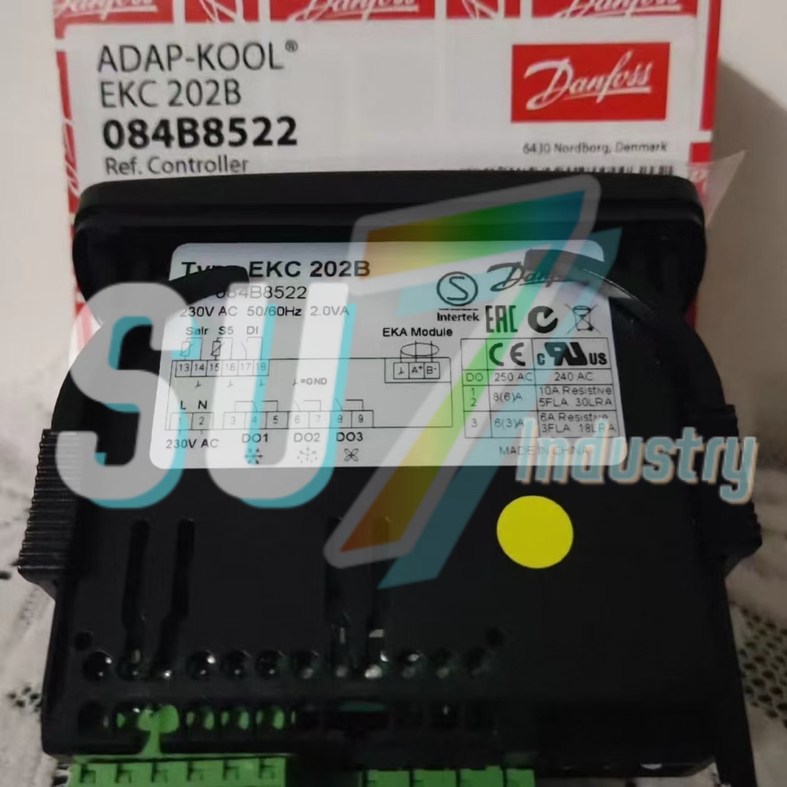 Danfoss 084B8522 EKC202B temperature controller # 1pcs  New  In Box