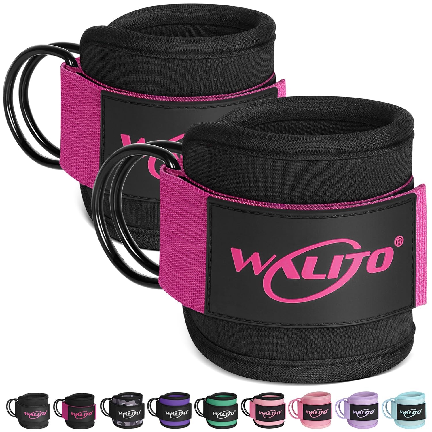 Ankle Straps for Cable Machines  Adjustable Cuffs for Glute, Leg & Hip Workouts