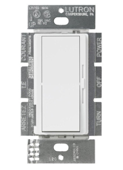 Leviton LU107-DW LED Dimmer Switch with Built-in Relay - Single Pole/3-Way