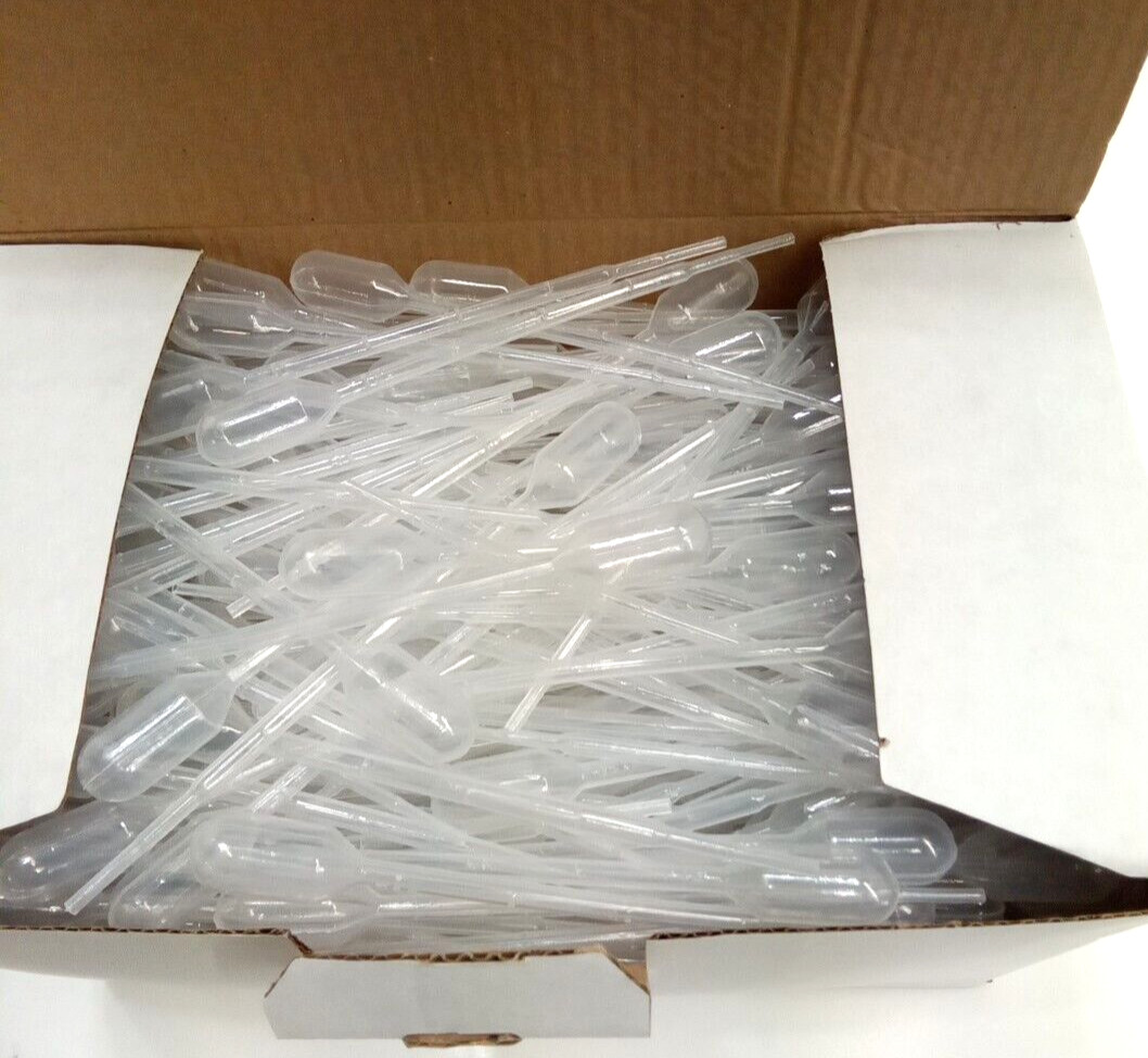 Globe 137035 Transfer Pipet 3mL Small Bulb Graduated To 1mL Draw-2.2mL 500pk