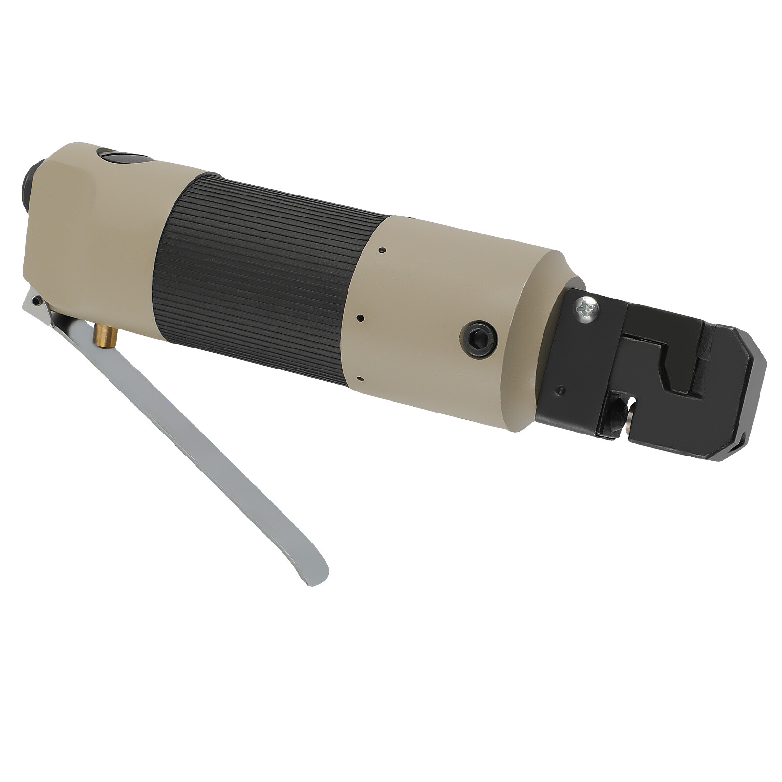 Air Pneumatic Punch Flange Tool 5mm Hole 90 PSI for Punching Folding Sheet 4 CFM