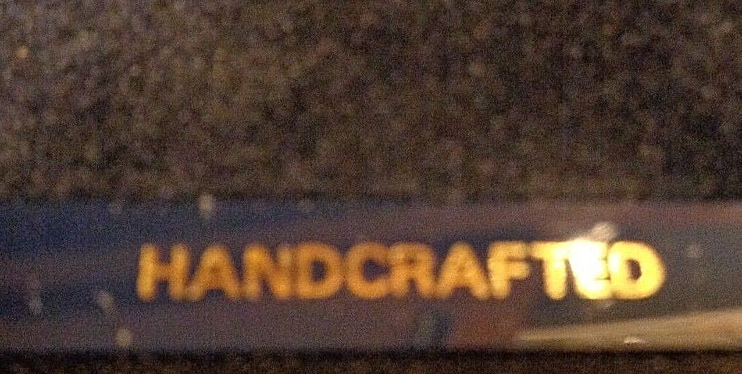 "SCIENCE" PIN * GENUINE AUSTRIAN CRYSTALS * HANDCRAFTED * GOLD TONE * 1.5" LONG