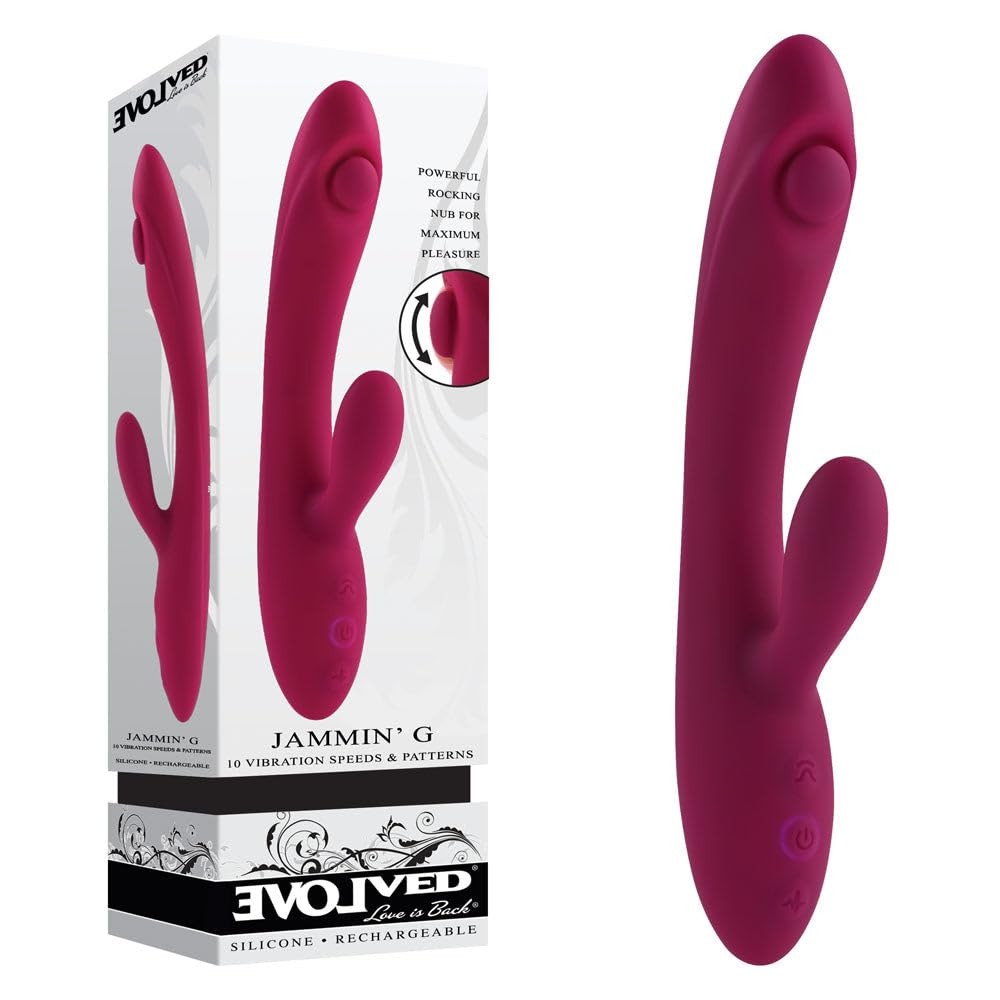 Evolved Jammin' G - Burgundy: The Ultimate Pleasure Toy